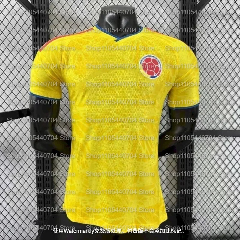 Nueva Camiseta de la Selección Nacional de Colombia Temporada 2026-27, Equipación Local, Transpirable, de Secado Rápido, Ropa Deportiva Unisex, Camiseta Deportiva Urbana
