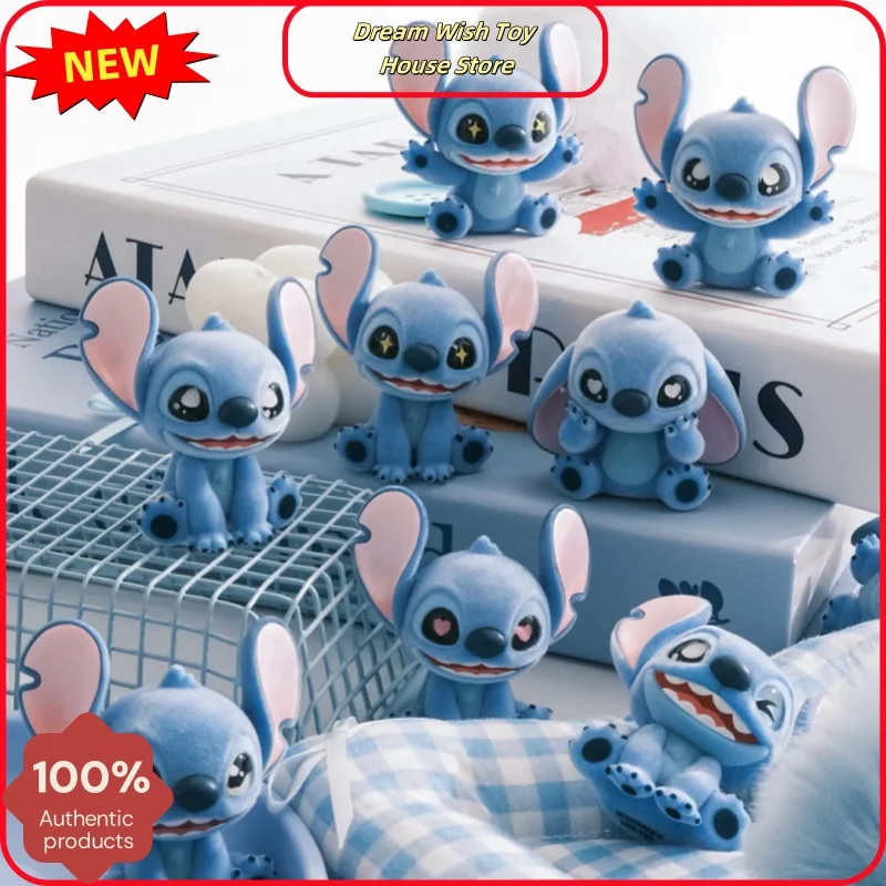 

New Stitch Mini Velvet Series Cute Model Decoration Handmade Trendy Blind Box Ornament Collection Children's and Girls' Gifts