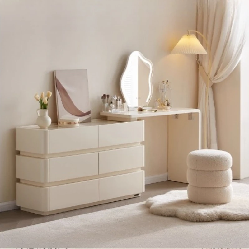 

Bedroom vanity table corner retractable storage cabinet makeup desk Dressing rooms Comfortable schminktisch bedroom furnitures