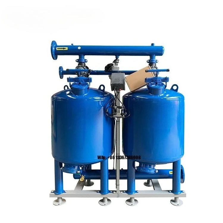 

Shallow Sand Media Filter Digital Control Metal Construction for Agriculture Irrigation Self-Cleaning Automatic Backwash System