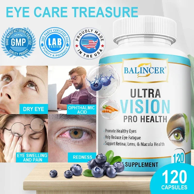 BALINCER Eye Health Complete Product - Eye Health Supplement, Vitamin A, Lutein & Zeaxanthin, Vision Health, Relieve Eye Fatigue