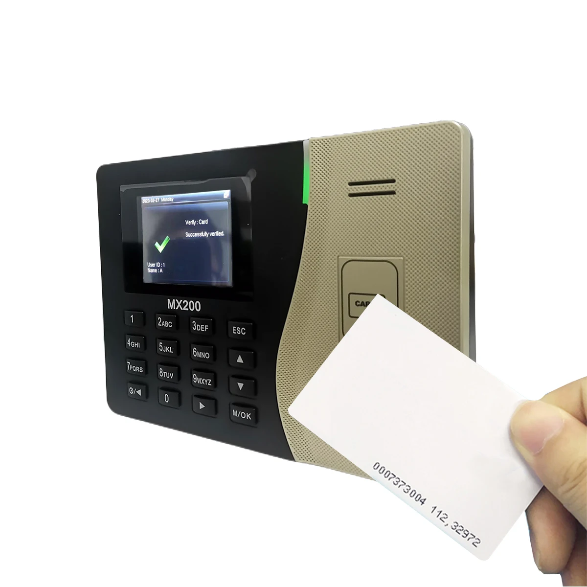 ZKTime 5.0 TCP/IP SSR RFID Proximity 125khz Card Time and Attendance Machine System MX200