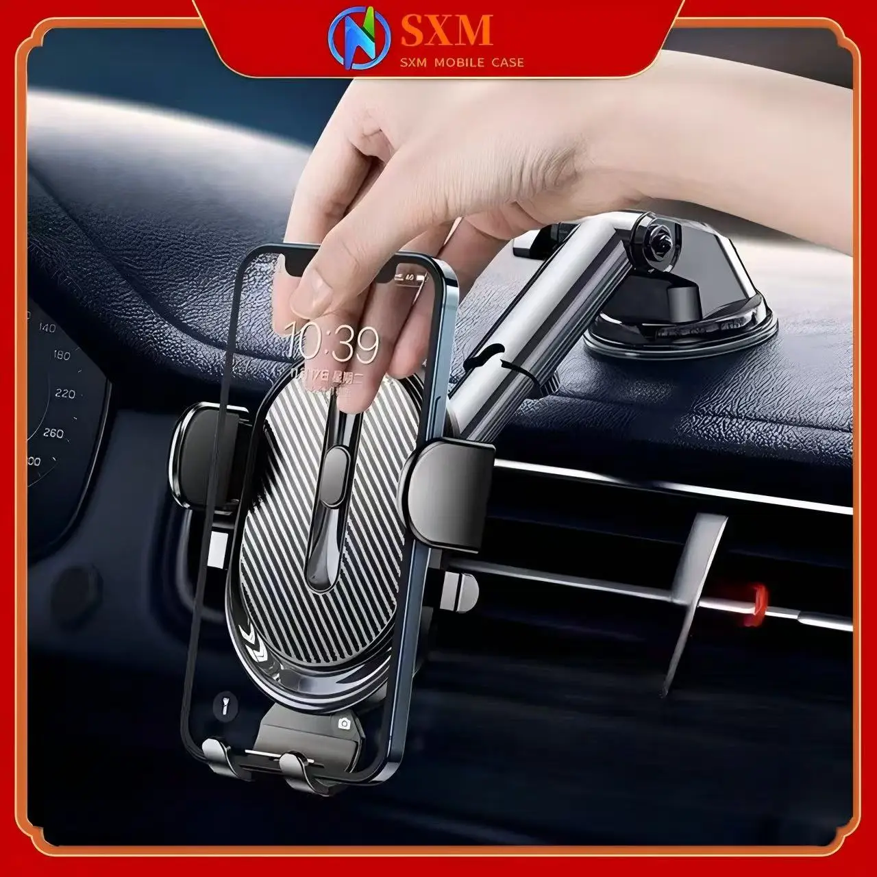

Car mobile phone holder general car air outlet bracket, universal bracket, instrument panel, lazy navigation mobile phone holder