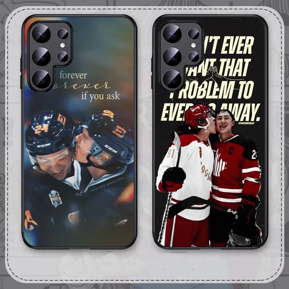 Heated Rivalry Shane Hollander Ilya Rozanov Phone Case For Samsung S 24 fe 25 Ultra plus 20 lite 21 30 22 23 24 22 Ultra 5G