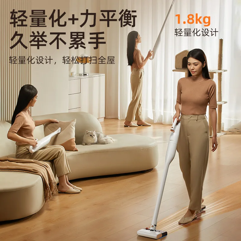 강력한 흡입력, 컴팩트한 크기, 가정용 및 애완동물 털 청소를 위한 휴대용 디자인을 갖춘 USB 무선 진공 청소기