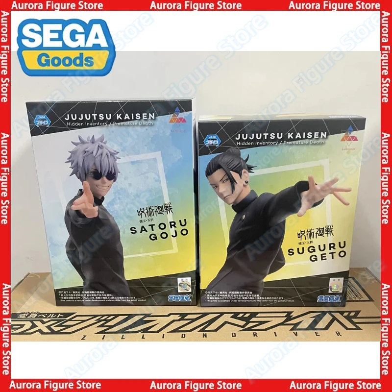 

In Stock SEGA Luminasta Jujutsu Kaisen Gojo Satoru Geto Suguru Desktop Cute Doll Anime Figures Toys PVC Gift Collectible