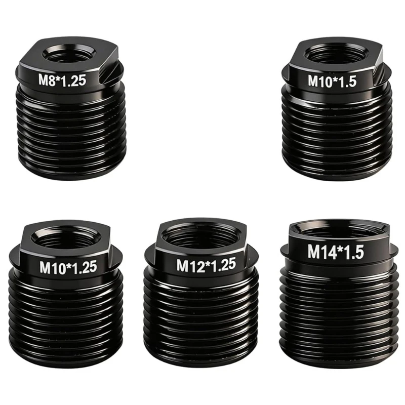 

Black Anodized Adapter Set With 5 Common Thread Patterns For Easy DIY Assembly 68UF