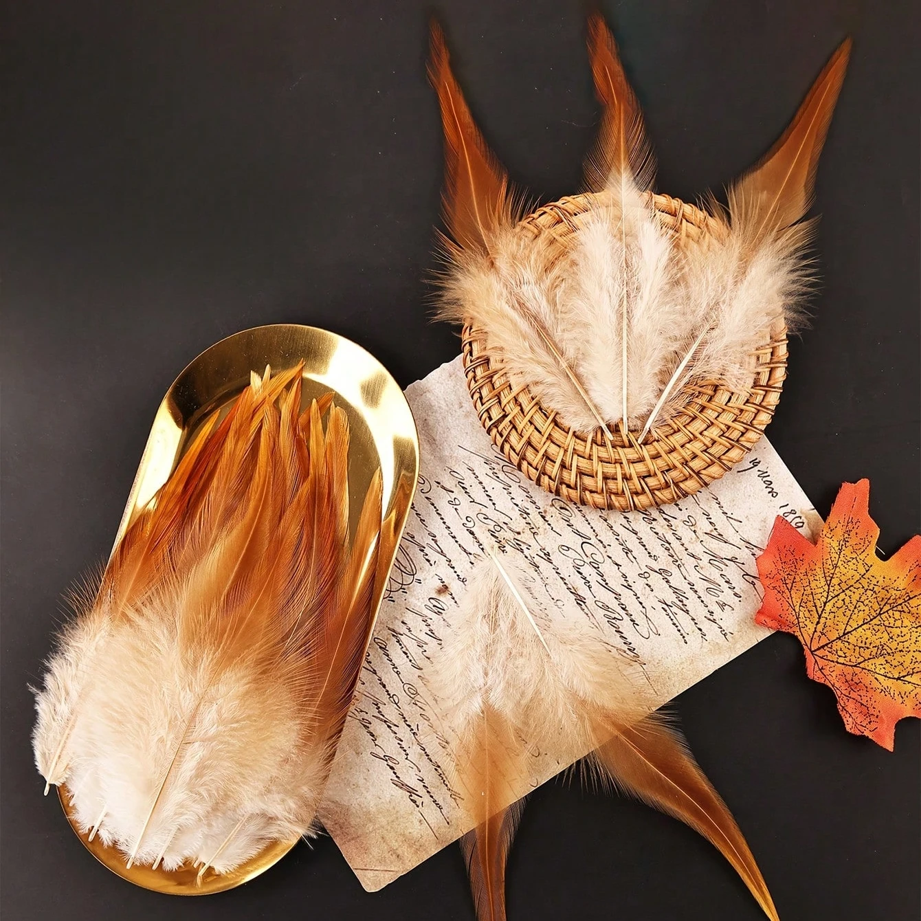 Colorful Chicken Feathers DIY Christmas Home Decoration Dream Catcher Pheasant Plumes For Wedding Novelty Accessories Crafts