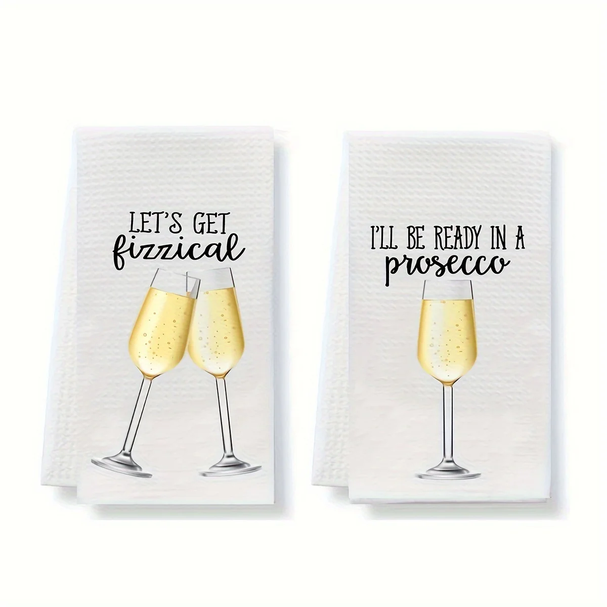 2pcs Dish Towels, Wine Gifts, Hostess Fun Kitchen Dish Towels, Bar Towels, Wine Gift Sets, Fun Kitchen Decor, Fun Housewarming G