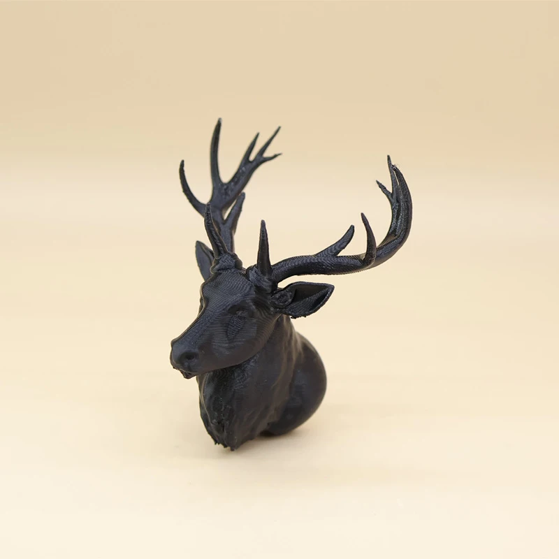 1/12 Dollhouse Deer Head Wall Hanging Decoration Dollhouse Miniature Christmas Scene Ornament Dolls House Accessories