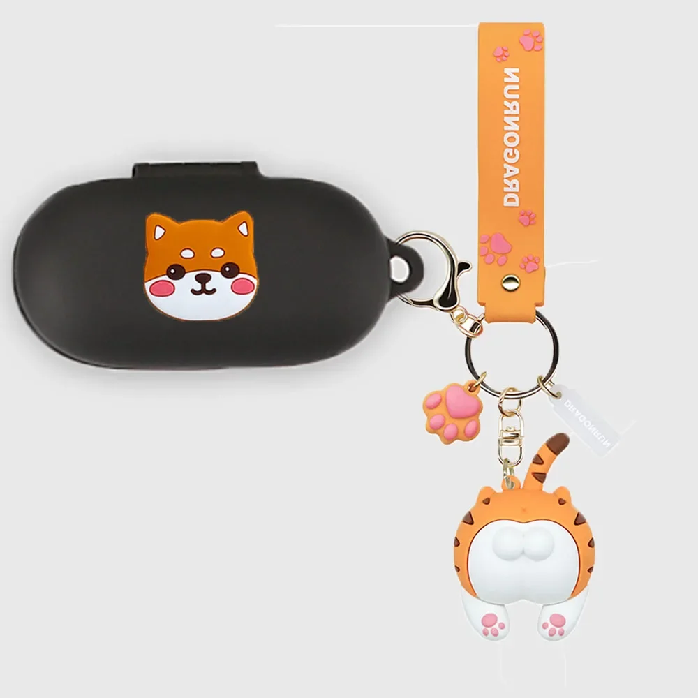 シリコンイヤホンカバー,Sony WF-C500, WF-C700N,漫画ケース,猫,犬,アボカドペンダント用のかわいいカバーc500