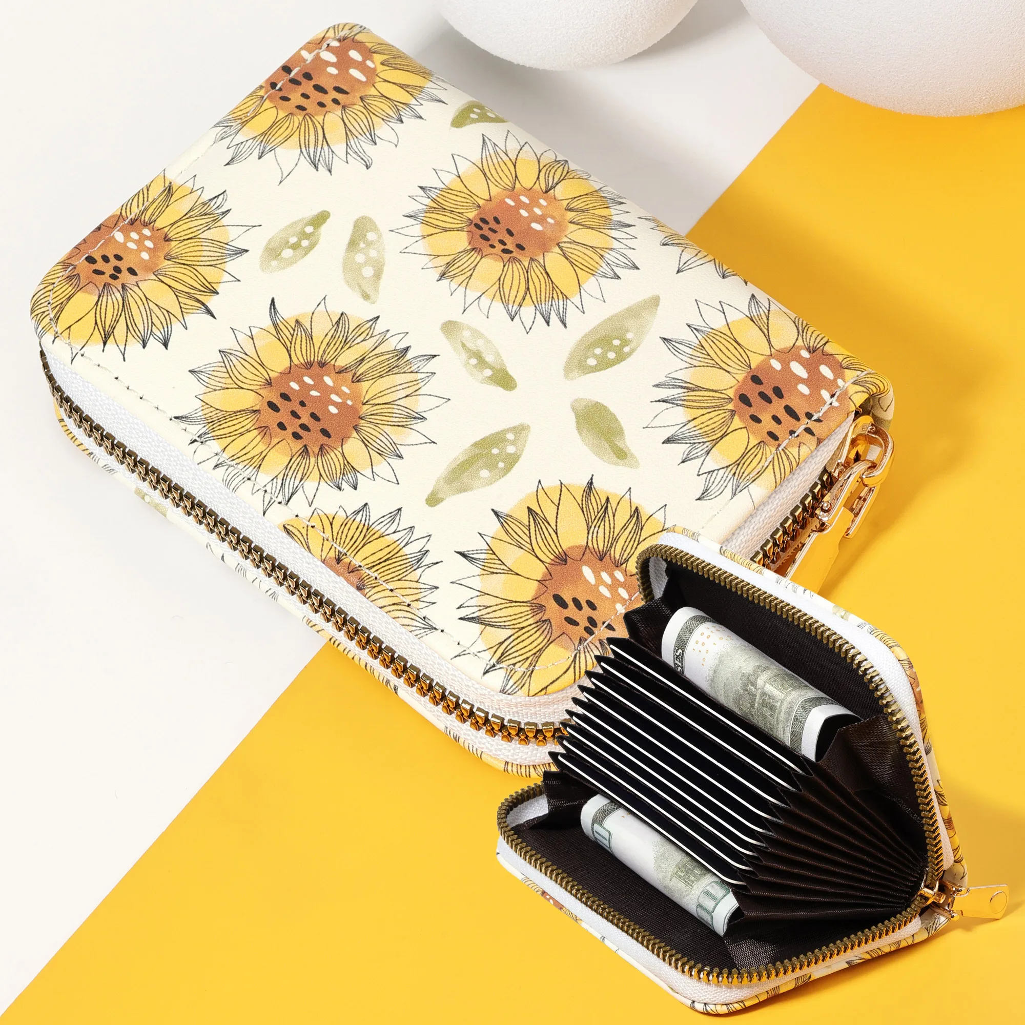 

Женский минималистичный короткий кошелек, однотонный кошелек для монет, модный картхолдер на молнии, универсальная маленькая сумка для хранения ключей и мелочей.