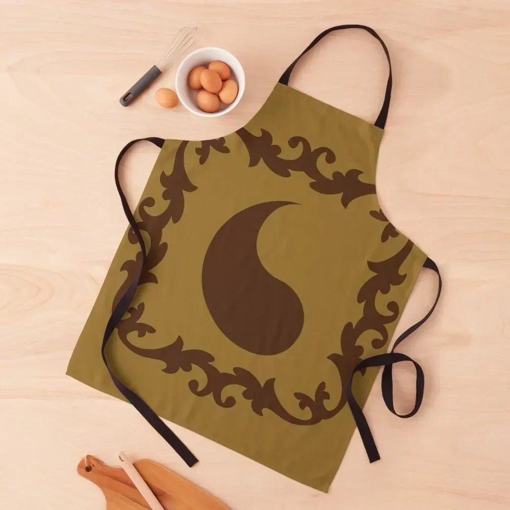 

Brown Ajah Floral Apron Funny painters For Nail Stylist For Girl Apron