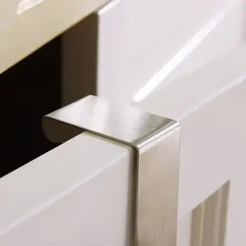 2-20 पीस ड्रॉअर हुक स्टेनलेस स्टील रिवर्सिबल ओवर डोर कैबिनेट कपबोर्ड डोर टॉवल हैंगर होल्डर हुक रैक ऑफिस किचन के लिए 10 best sales दरवाज़े का हुक हैंगर - №3