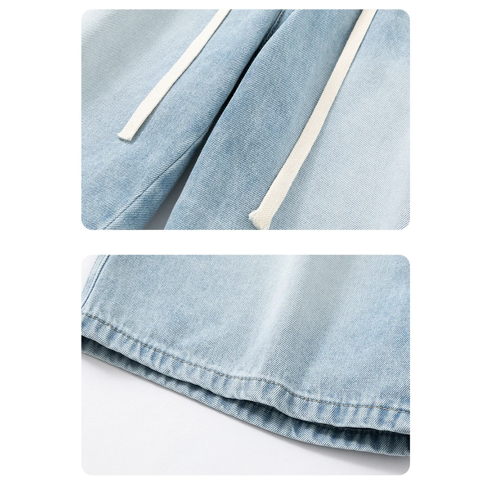 All Match Shorts Casual Lace Up Shorts Casual Outings Leisure Style Polyester Fabric Regular Length Slightly Elastic