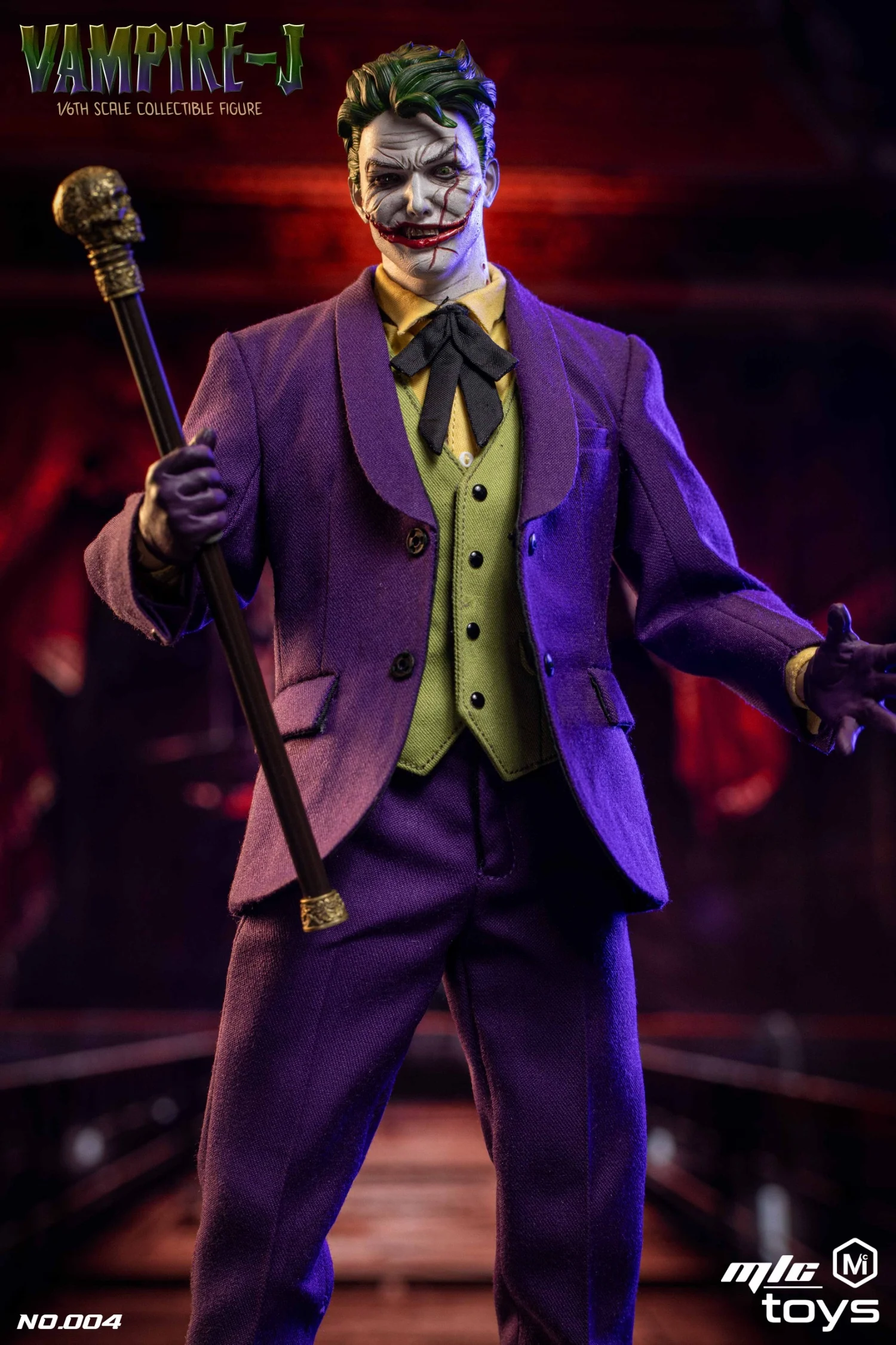 New Product Inventory MICTOYS NO.004 1/6 Scale Classic Movie Characters Vampire Joker Male Soldier Full Set 12Inch Action Figure