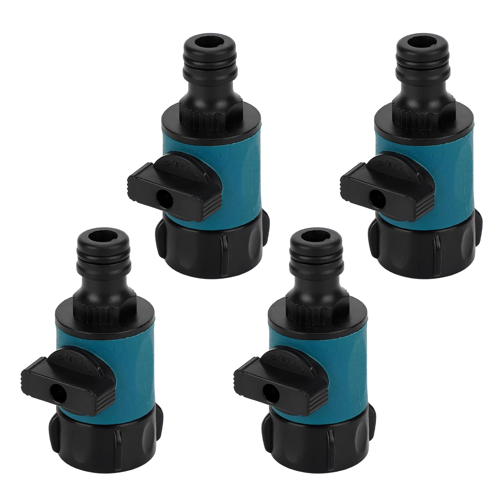 4Pcs Plastic Garden Hose Quick Connectors G3/4 Thread Detachable Garden Hose Adapter for Agriculture Lawns Gardens