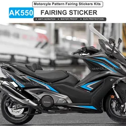 Motorcycle Fairing Sticker AK550 AK550 For KYMCO AK550 Waterproof Anti-scratch Protection Stickers Kit