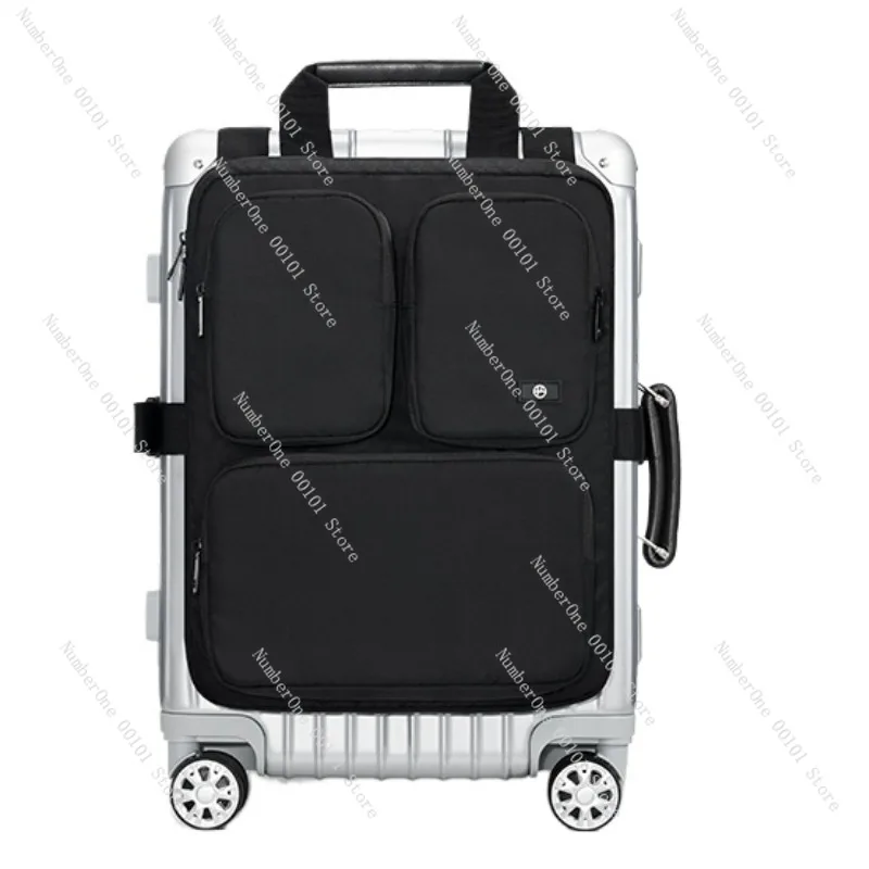 

Suitcase Additional bag Large capacity boarding case hanging bag Foldable external storage bag tie