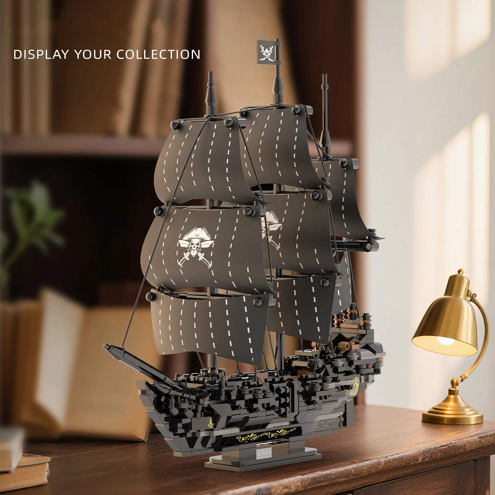 

Idea Movie Black Pearls Caribbean Pirate Ship Building Block Model Construction Bricks Model Sets Toy Collection For Gifts