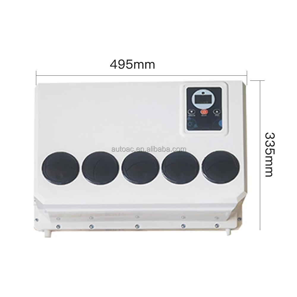 Electric Air Conditioner For Van Refrigeration Units 12v 24v Dc Split Air Conditioner For Truck
