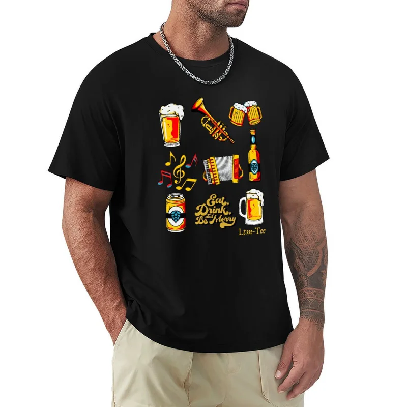 

Cotton 100% Beer Fest - October Beer Festival - Eat, Drink and Be Merry. Aesthetic Clothes Women Clothing Tops Men Clothing