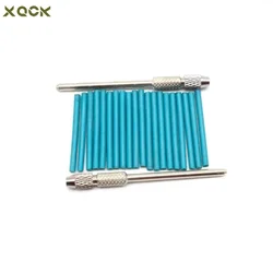 20pcs Rubber Polishing Pillar with 2pcs Mandrel Jewelry Grinding Tools Shank 2.35mm
