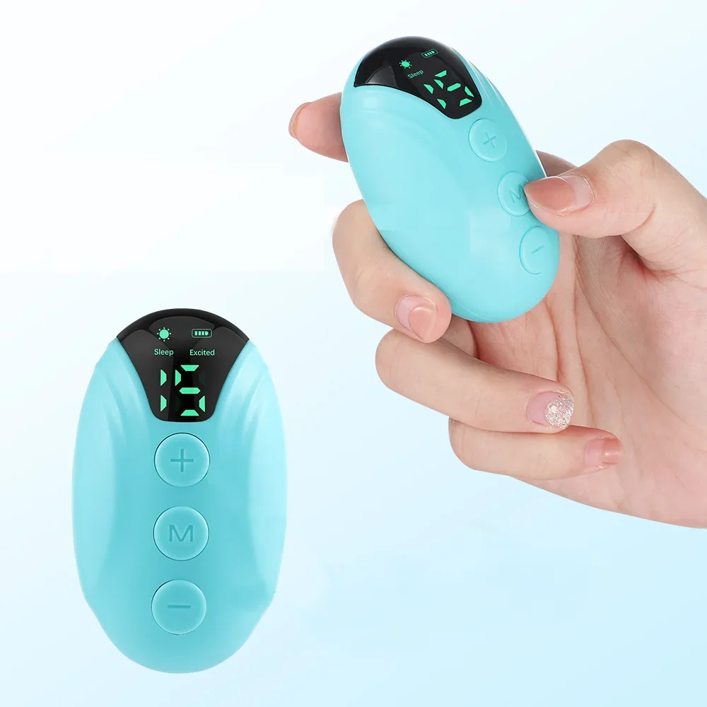 

Depressed Insomnia EMS Physical Therapy Device Hand Held Sleeping Aid Instrument USB Rechargeable Sleep Aids Device sound. sleep