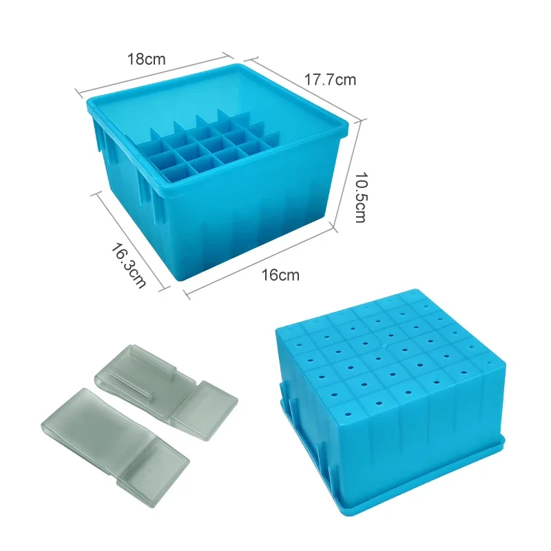 New 36 Grids Plastic Luminous Fishing Tackle Box Hard Lure Storage Box Egi Webfoot Octopus Organizer Squid Jig Bait Container