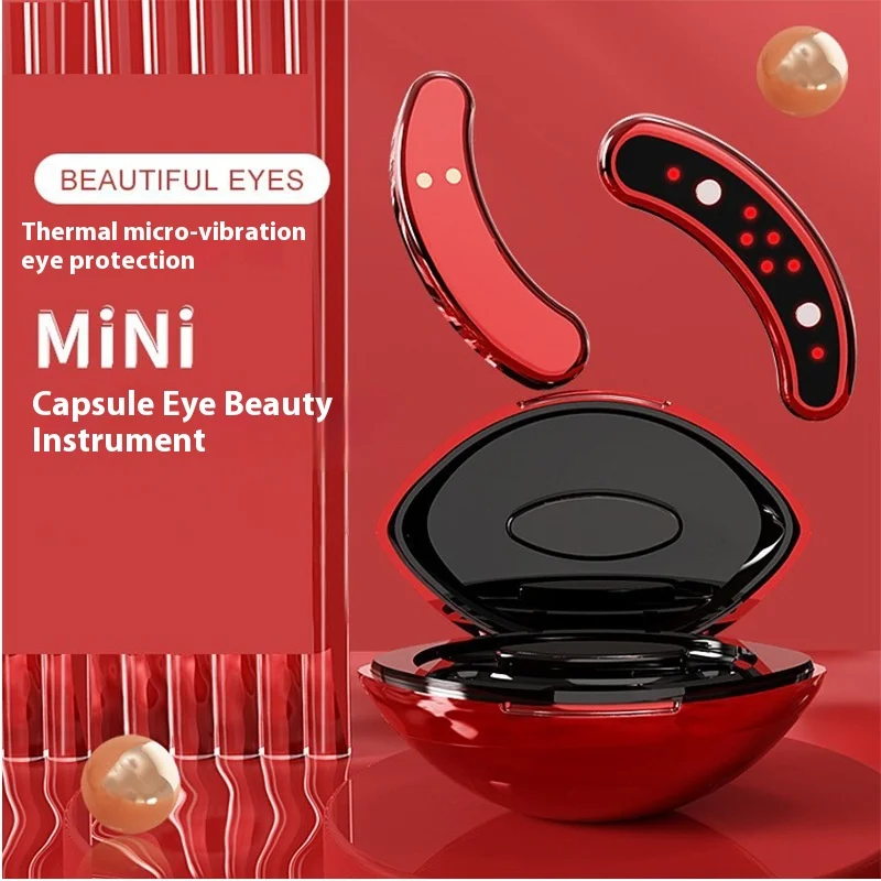 CapsuleEyeBeauty Instrument To Remove EyeLines Instrument To Relieve DarkCircles Eye Vibration Massage Beauty Eye PasteEfficient