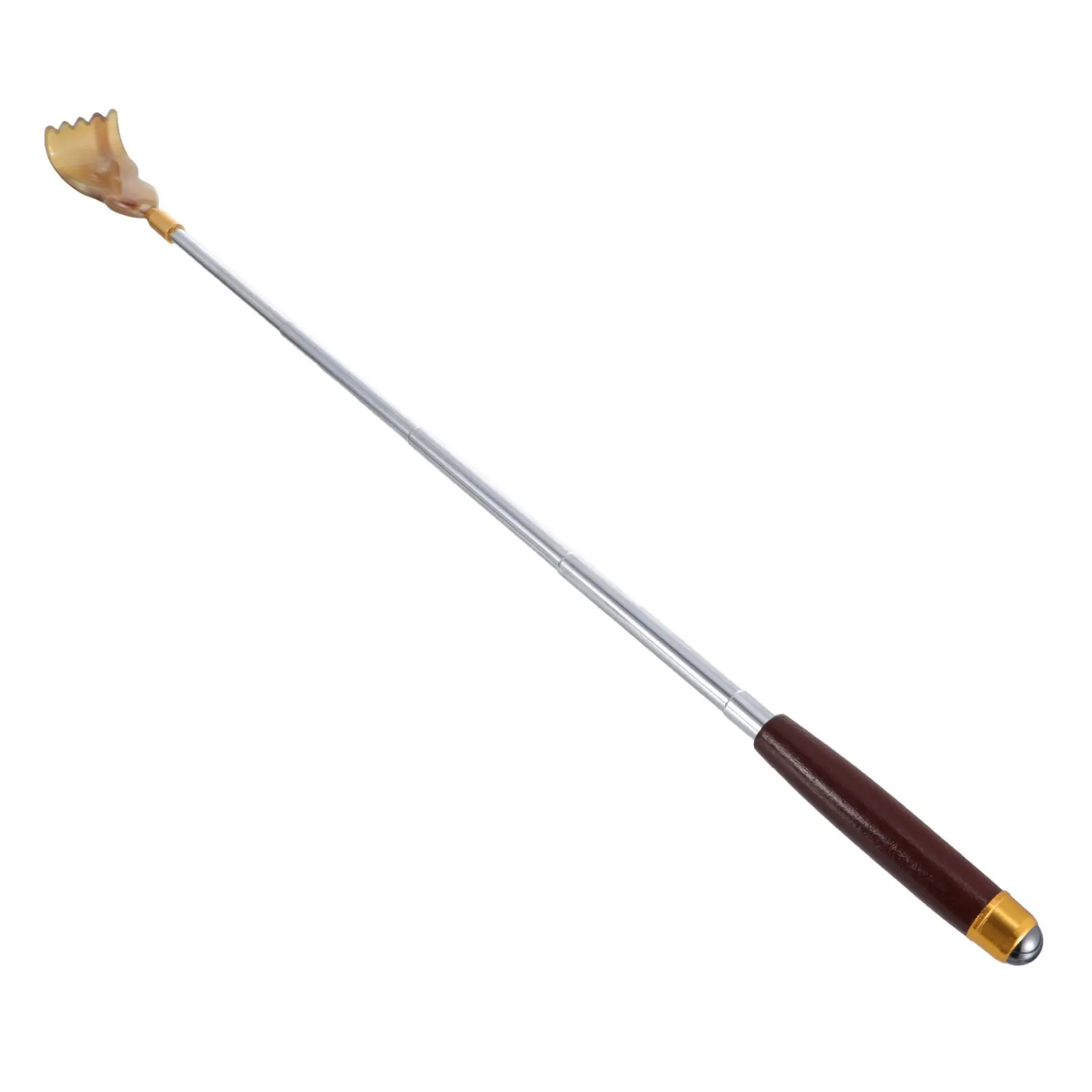 1Pcs Telescoping Back Scratcher Stainless Steel Retractable Long Handle Extendable Claw Scratcher Itch Relief Body Massager
