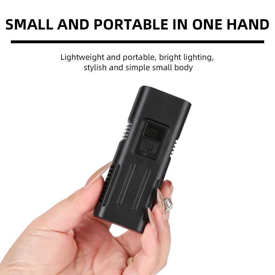 1200mAh & 10000LM Powerful Bike Light, Waterproof Bicycle Headlight - Rechargeable High/Low Beam for Mountain Road Night Riding view 5