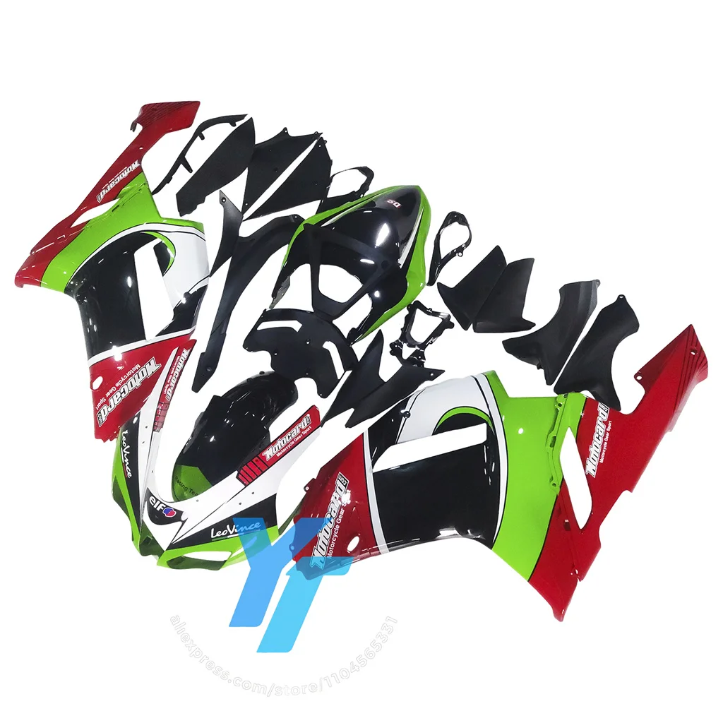 For KAWASAKI ZX6R 2007-2008 Fairing Kit High-Quality ABS Plastic Injection Molded Construction Motorcycle Bodywork Kit