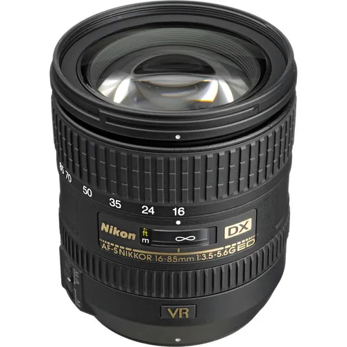 Nikon AF-S DX NIKKOR 16-85mm f/3.5-5.6G ED VR Lens For Nikon Mount