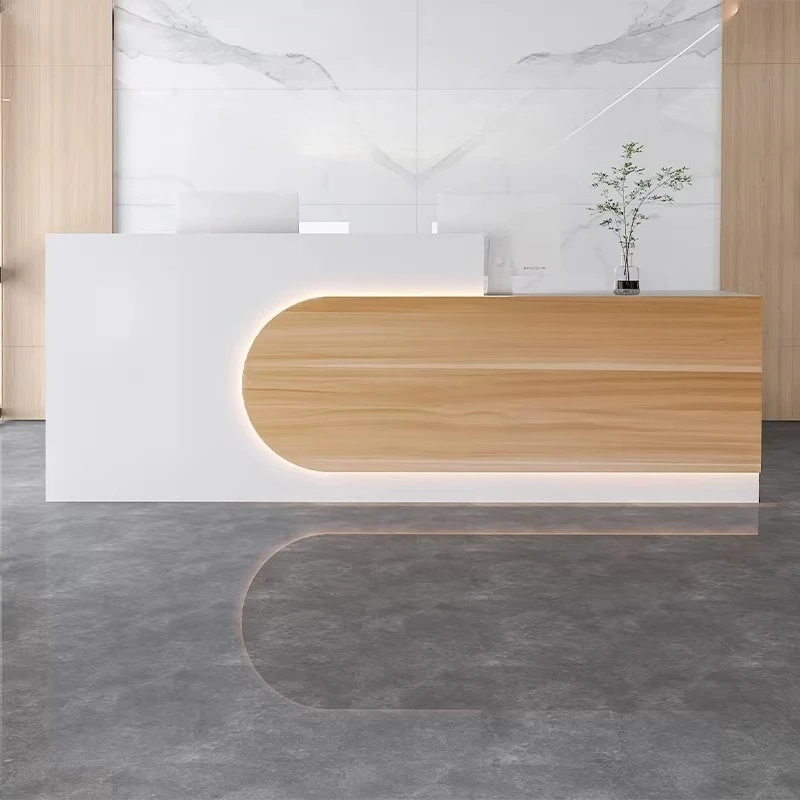 Best Modern Reception Desks Minimalist Aesthetic Design Unique Reception Desks Executive Simple Mostrador Commercial Furniture