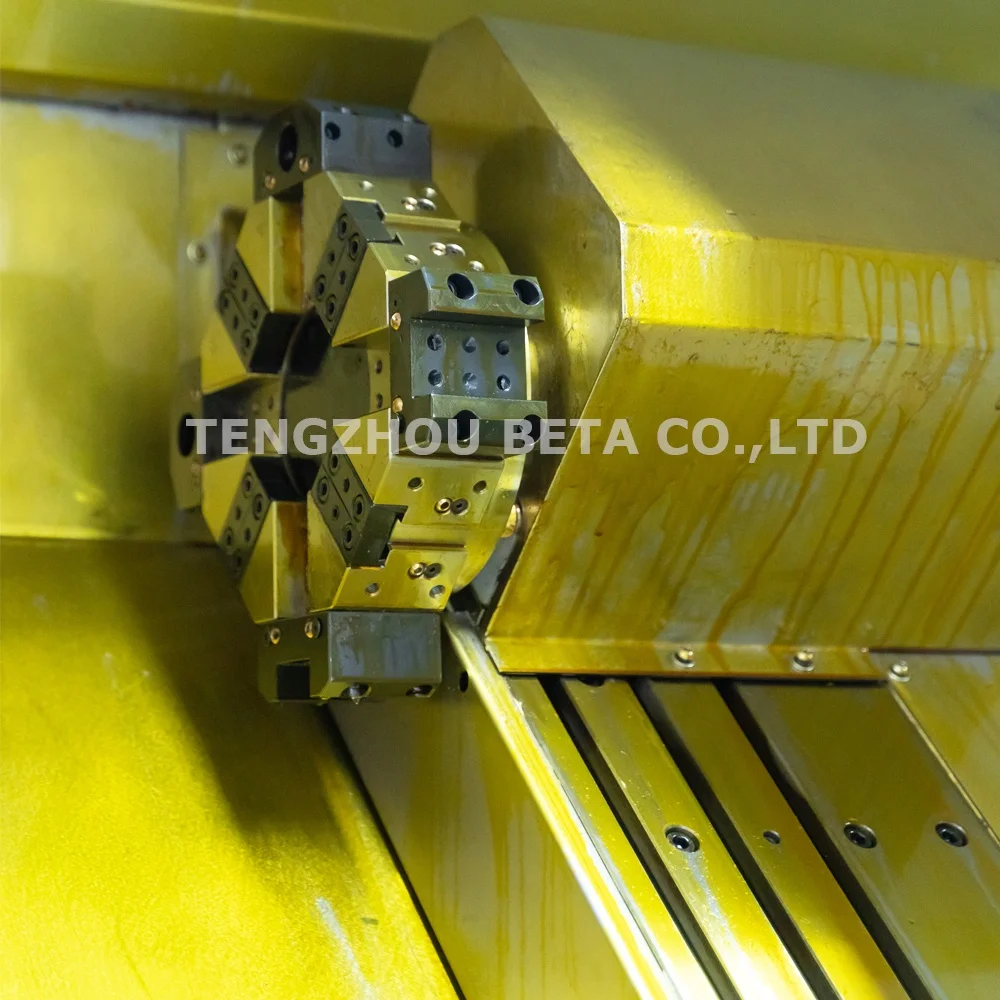 400Mm High Speed Gang Type Tools CNC Lathe Price With Bar Feeder