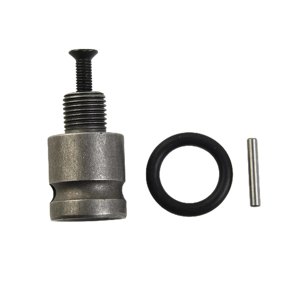 Adaptador de portabrocas para llave con tornillo, 3 brocas de conversión de conector de acero de aleación de 8-24UNF, delantales y pernos