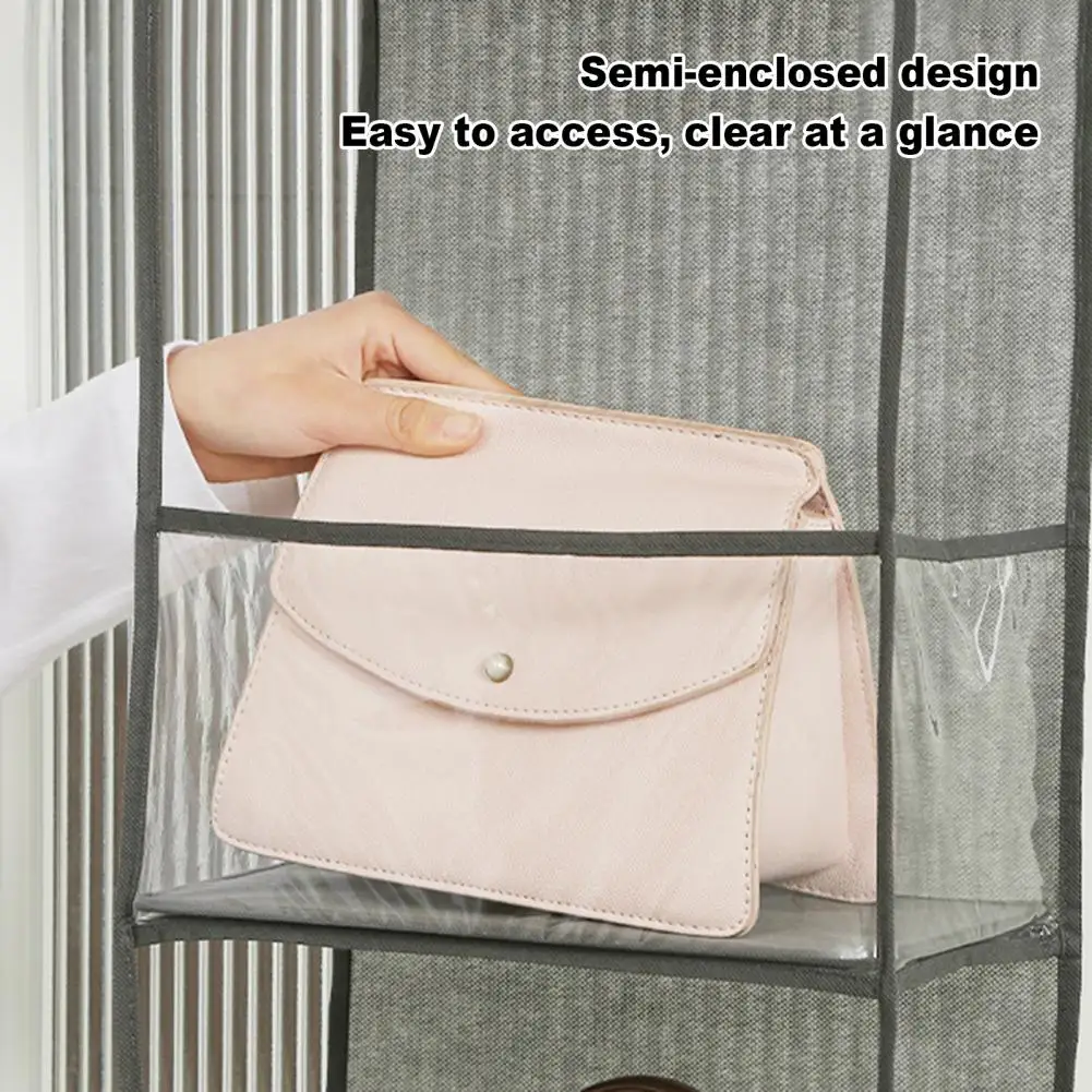 Handbag hanging organizer Hanging wardrobe organizer Three-dimensional storage hanging bag Handbag organizer for closet