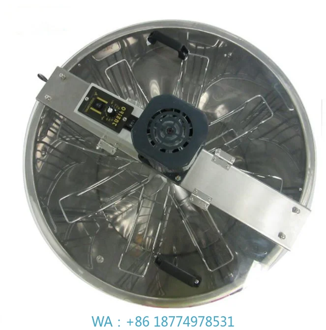 

-Рочная гарантия Вертикальный двигатель 8 рамок МедоэкстракторНовый электрический медоэкстрактор из нержавеющей стали для пчелиной фермы 1