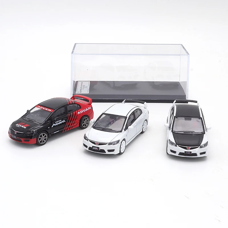 DCT1: 64 Simulation  FD2 Model 8th Generation Honda Civic Type R Diecast Model Car Toy Collection Gift for Boy