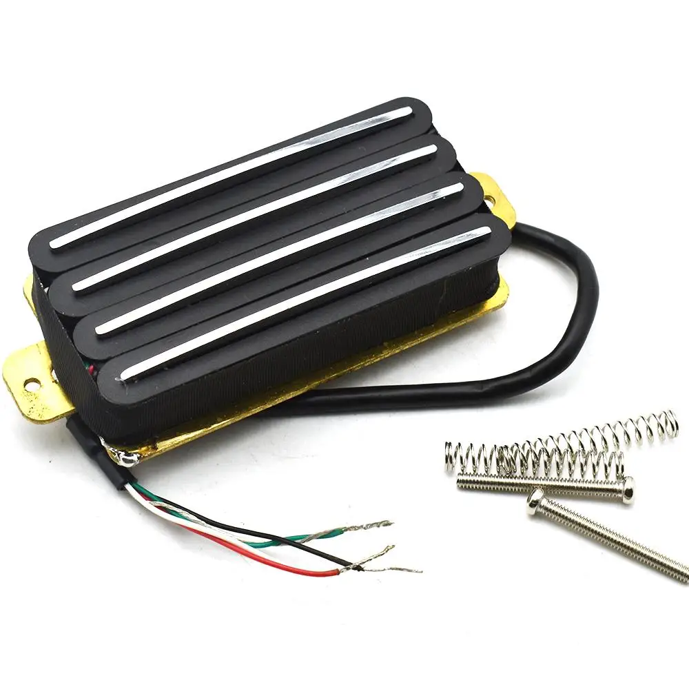 Hot Rail 2-Dual Blade Gitar Elektrik High Output Track Tipe Empat Coil Humbucker Pickup 5 Color