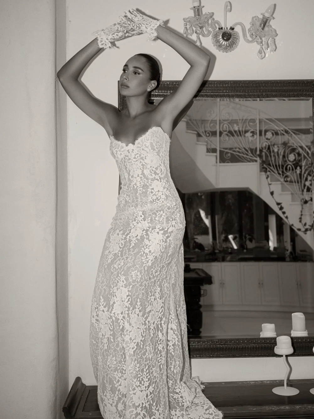 Dianruo Sweetheart Straight Wedding Dress Vintage Maxi Robe De Mariée Lace Appliques Women's Formal Evening Gowns Customized