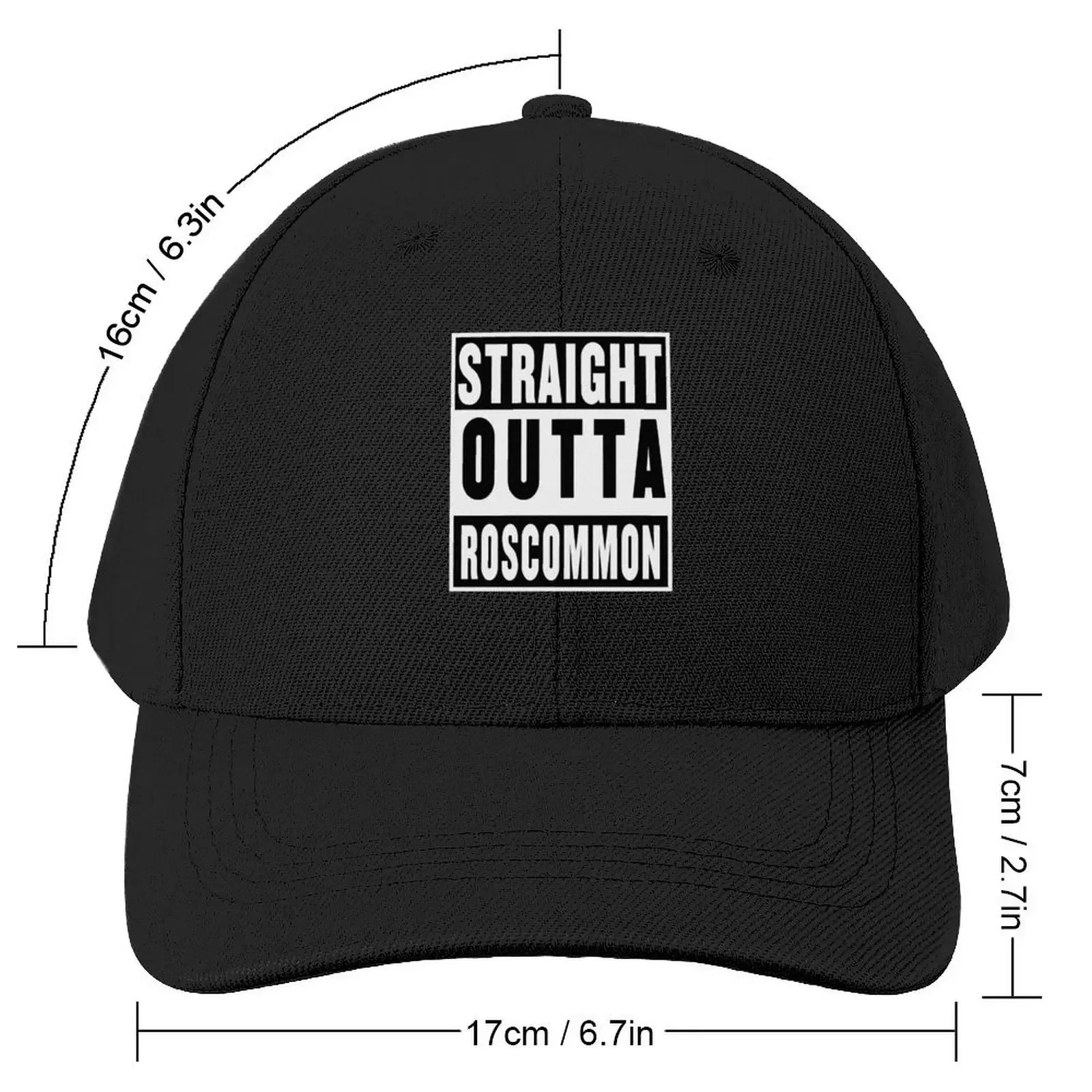 straight outta roscommon Baseball Cap Trucker Hat New In The Hat hiking hat Anime For Man Women's