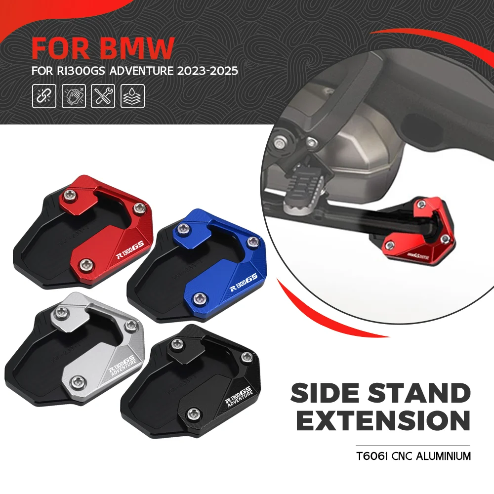 

FOR BMW R1300GS Adventure Motorcycle Kickstand Foot Side Stand Extension Pad Support Plate R 1300GS R1300 GS ADV 2023 2024 2025
