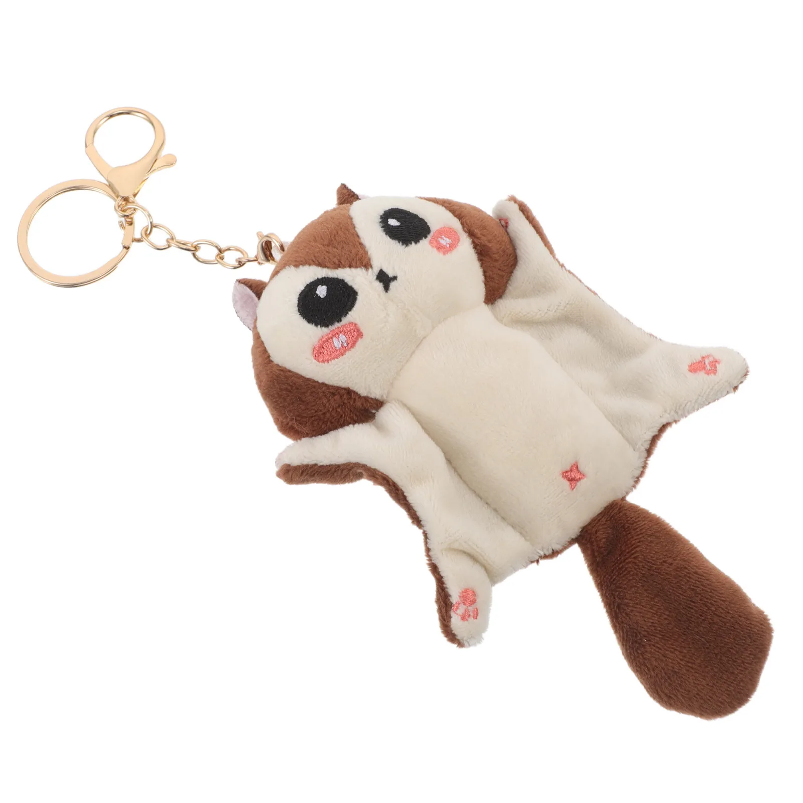 

Flying Squirrel Keychain Charm Soft Animal Bag Pendant Cute Hanging Squirrel Backpack Pendant Lovely Stuffed Animal Keychain