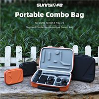 Portable Combo Bag for DJI Osmo Action 5 Pro 4 3 Camera Accessories Travel Case Waterproof Standard/Adventure Carrying Bag