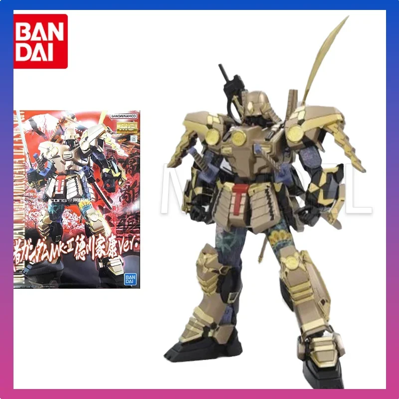 

Bandai Original Gundam Model Kit Anime MG 1/100 MUSHA GUNDAM Mk-II TOKUGAWA IEYASU VER. Action Figures Toys Gifts