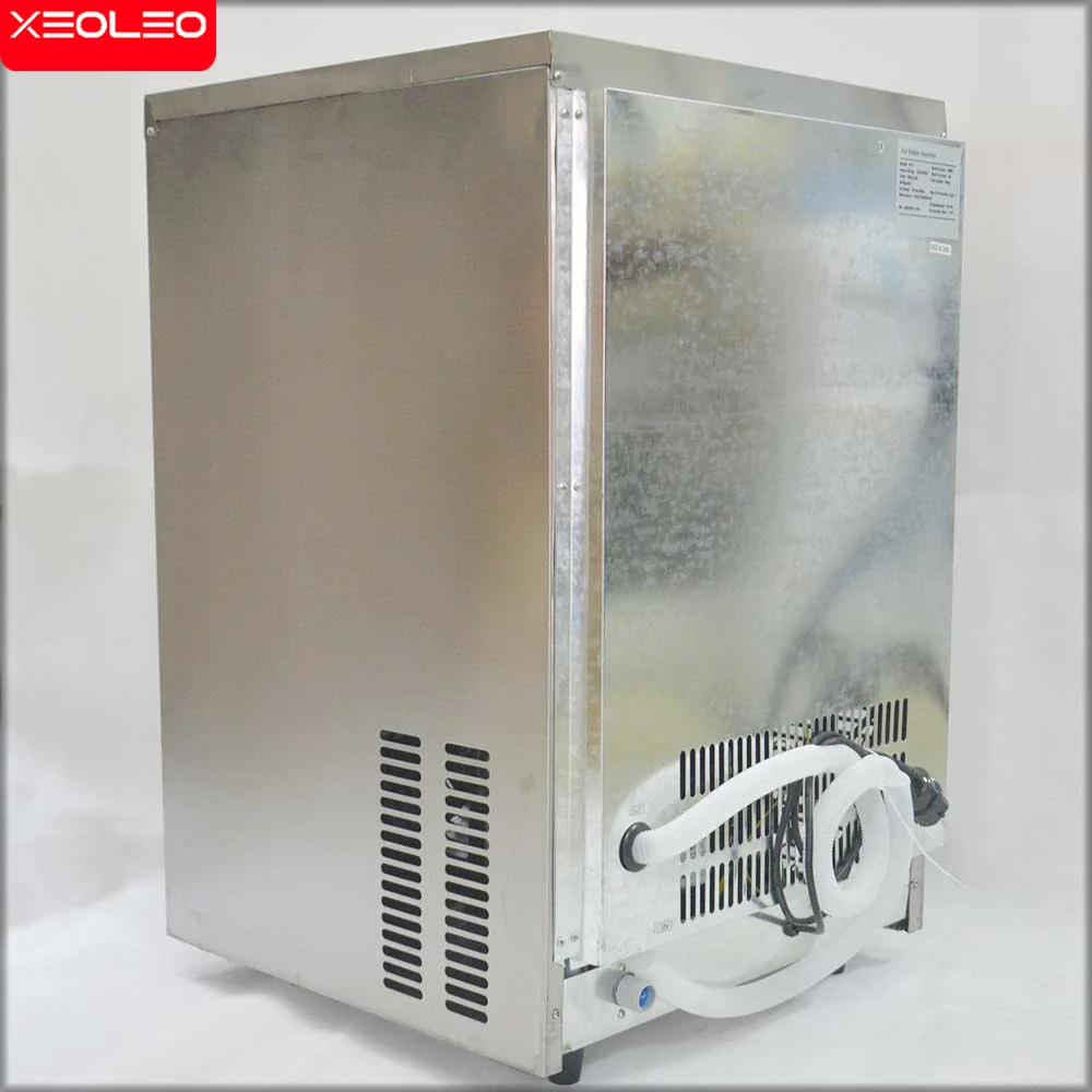 XEOLEO مربع صانع الجليد 65 و 75 كجم/24H التجارية آلة الجليد مكعب الهواء صانع الجليد آلة الفولاذ المقاوم للصدأ R22/R404 520 واط