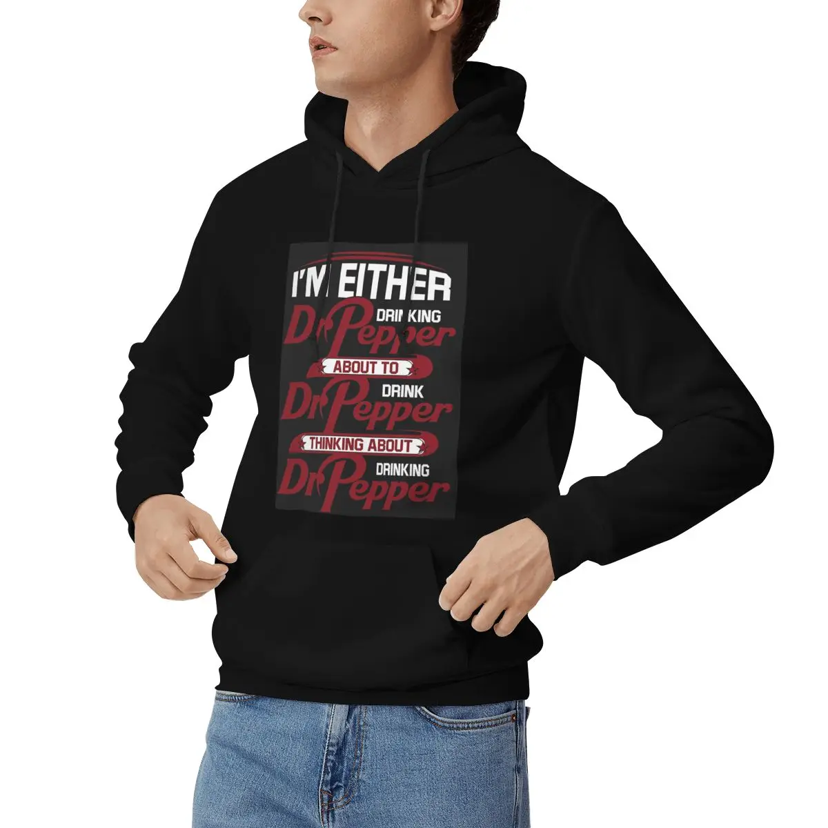 I'm Either Drinking Dr. Pepper About To Drink Dr. Hoodies Men's Women Casual Pullover Sweatshirt Harajuku Clothing Autumn Winter