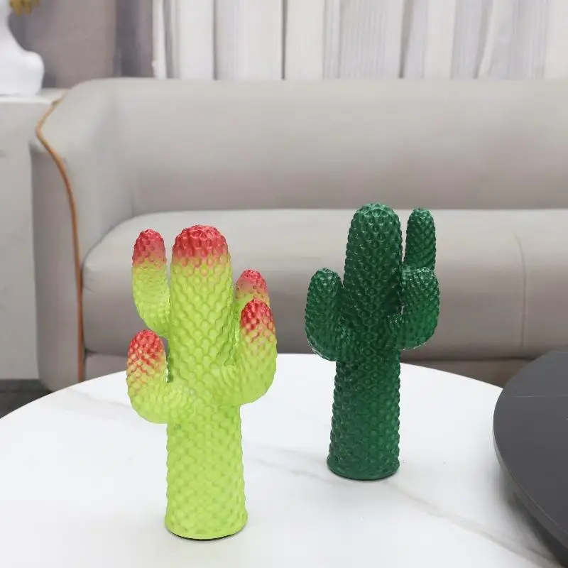 

Wholesale Shopping Mall Decoration Fiberglass Lift Size Plant Statue Resin Fiberglass Cactus Sculpture Home Decoration